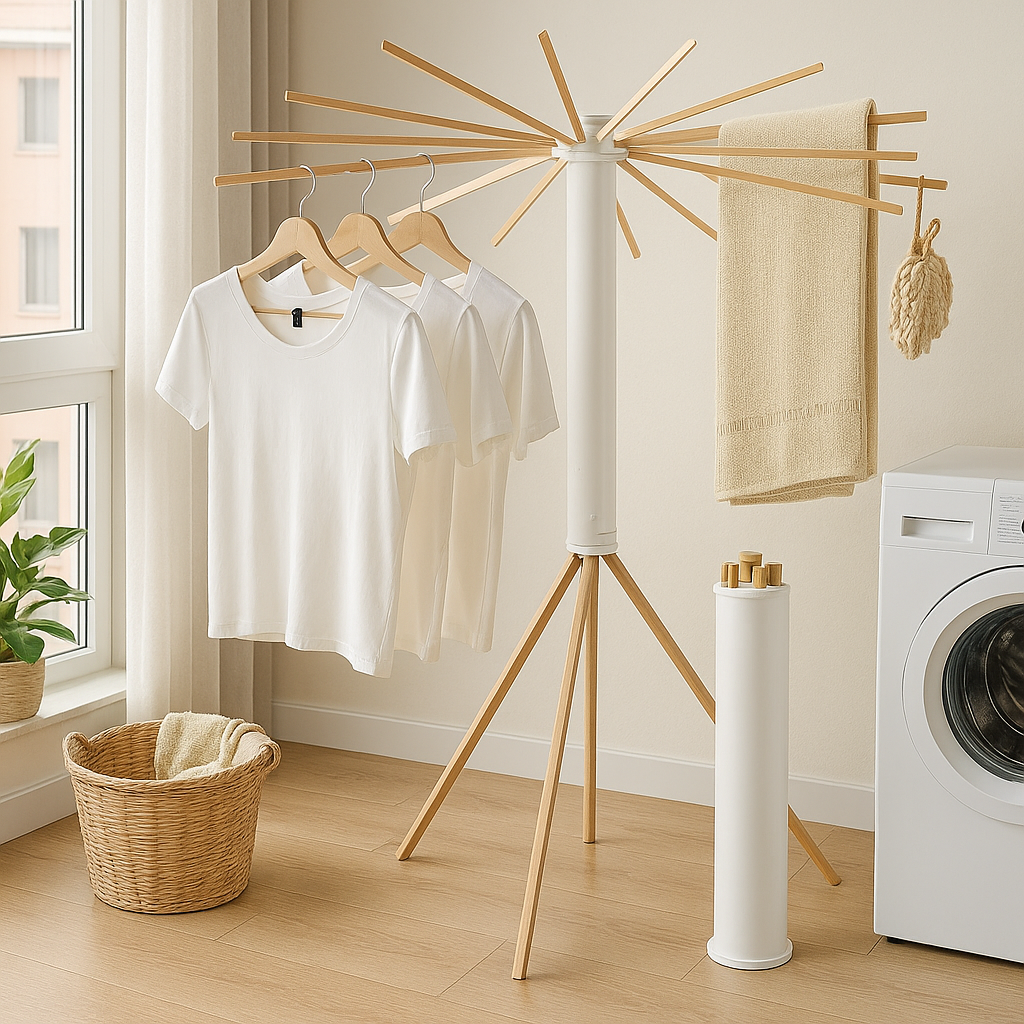 Portable Foldable Tripod Clothes Drying Racks