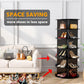 6 Tier 360° Rotating Shoe and Bag Rack Tower Organizer