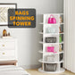 6 Tier 360° Rotating Shoe and Bag Rack Tower Organizer