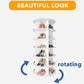 6 Tier 360° Rotating Shoe and Bag Rack Tower Organizer