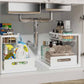 2 Pack Pull-Out Under Sink Storage Cabinet Organizers