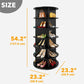 6 Tier 360° Rotating Shoe and Bag Rack Tower Organizer