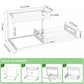 2 Pack Pull-Out Under Sink Storage Cabinet Organizers