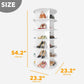 6 Tier 360° Rotating Shoe and Bag Rack Tower Organizer